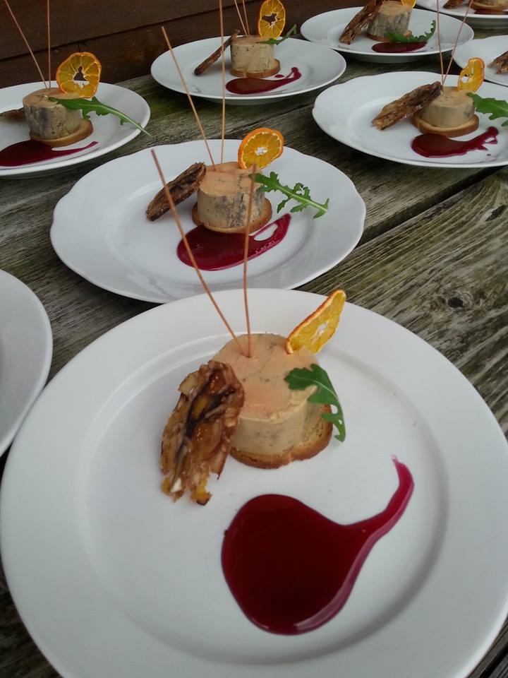 Foie gras et gelée de vin chaud