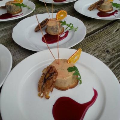 Foie gras et gelée de vin chaud