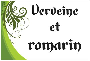 Verveine et romarin